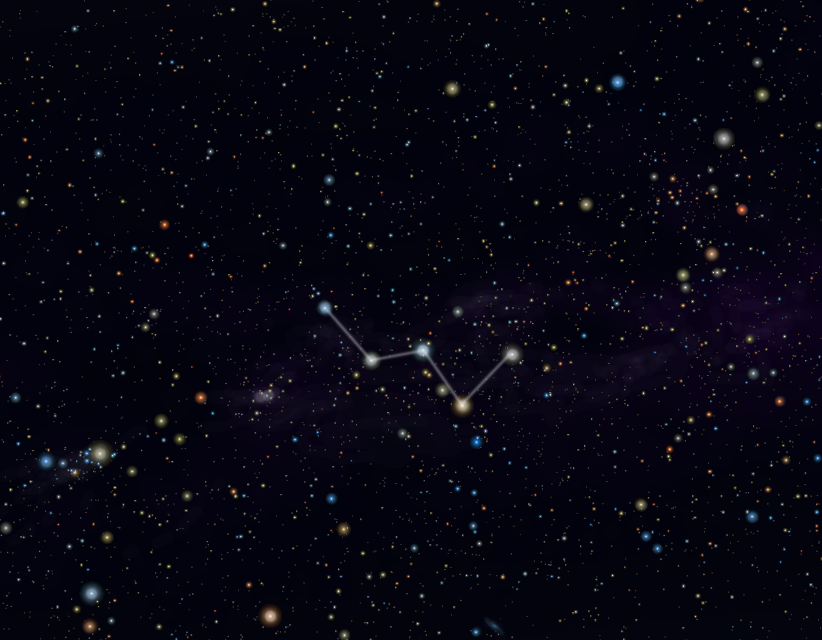 La costellazione di Cassiopea