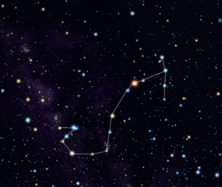 The constellation  Scorpius.